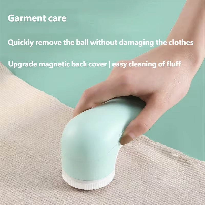 Electric Portable Fabric Lint Remover Household Clothes Shaver Professional Fuzz Trimmer with Brush Blade for Fabric Fluff Remov