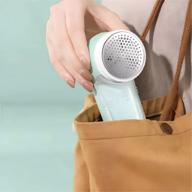 Electric Portable Fabric Lint Remover Household Clothes Shaver Professional Fuzz Trimmer with Brush Blade for Fabric Fluff Remov